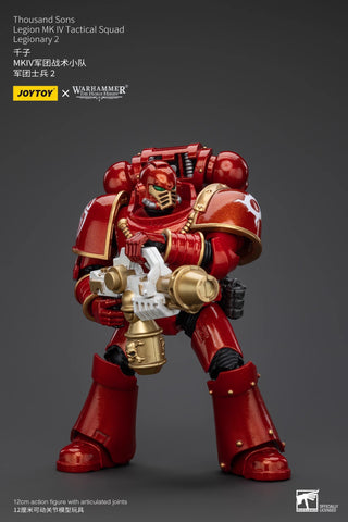 JoyToy Source Warhammer The Horus Heresy Thousand Sons Legion MK IV Tactical Squad Legionary 2 1/18 Scale 12cm / 4.72''