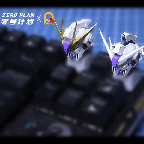 ZeroPlan x Ponq Model Modification Parts Head Sculpt for Hi-ν Gundam