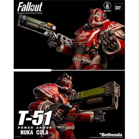 Threezero Fallout T51 T-51 Nuka Cola Power Armor 1/6 Scale 36.8cm / 14.49''