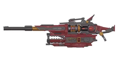 Qianqu Shang Heavy Electromagnetic Railgun Upgrade Kit Red Version 31cm / 12.2"