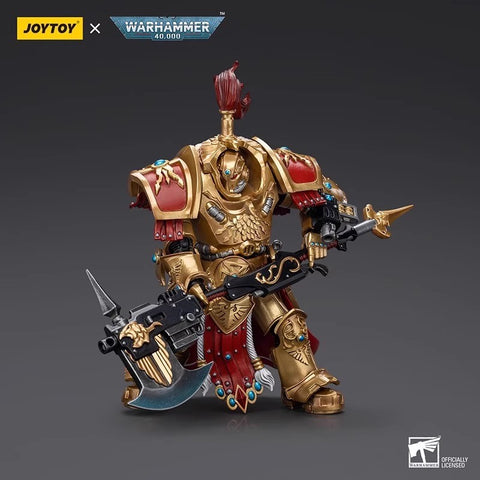JoyToy Source JT7318 1/18 Warhammer 40K Adeptus Custodes Allarus Custodian with Castellan Axe