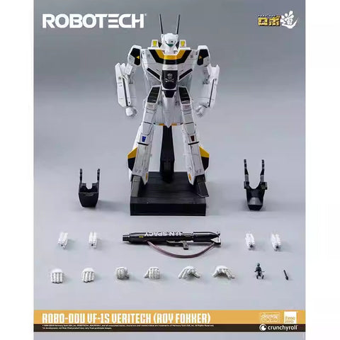 Threezero Robotech RoBo-Dou VF‐1S Veritech Roy Focker 20.3cm / 7.99"