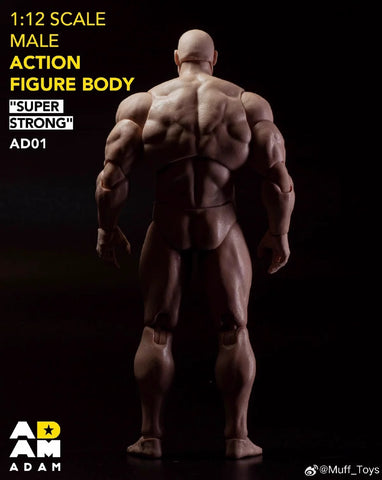 ADAM AD01 Super Strong Comic Style Male Body 1/12 Scale 17.27cm / 6.80''