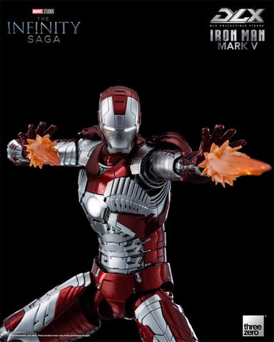 Threezero Marvel Studios The Infinity Saga DLX Iron Man Mark 5 17.5cm / 6.89''