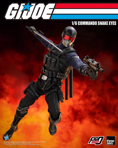 Threezero G.I. Joe FigZero Commando Snake Eyes  3Z05500W0 1/6 Scale 30cm / 11.81"