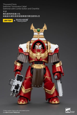 JoyToy Source Warhammer The Horus Heresy Thousand Sons Sekhmet With Combi-Bolter And Chainfist 1/18 Scale 13.6cm / 5.35''