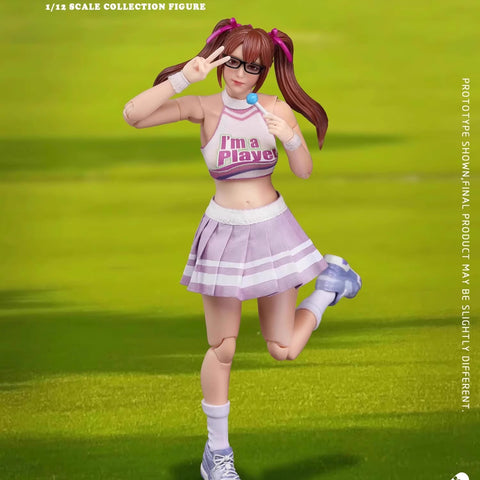 【Pre-Order】Crazy Figure LT005 Sporty Girl - Yoyo 1/12 Scale 15cm / 5.91"