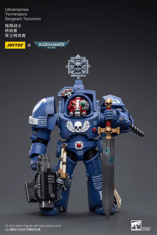 JoyToy Source Warhammer 40K Ultramarines Terminators Sergeant Terconon 1/18 Scale