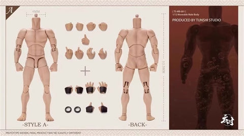 JET Studio 1/12 TS-MB-001 Action Figure Body A Ordinary Arm