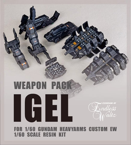 SH Studio X GM Dream IGEL Weapon Pack Garage Kit  1/60 Scale for PG HeavyArms Gundam