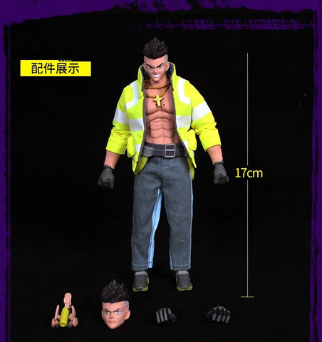 Jada Toys 35004 Ceyberpunk2077 David 1/12 Scale 17cm / 6.69"