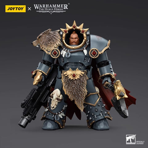 JoyToy Source Warhammer The Horus Heresy Space Wolves Space Wolves Hvarl Red-Blade 1/18 Scale 14.2 x 10.4 cm / 5.59 x 4.09''