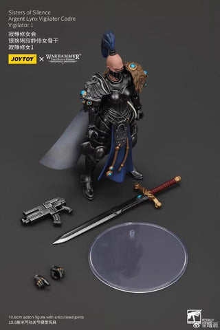 JoyToy Source Warhammer The Horus Heresy Sisters of Silence Argent Lynx Vigilator Cadre Vigilator 1 1/18 Scale 10.8cm / 4.25"