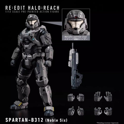 Sentinel Toys 1000Toys B312 B-312 HALO: REACH Noble Six Spartan 1/12 Scale 17.5cm / 6.89’’