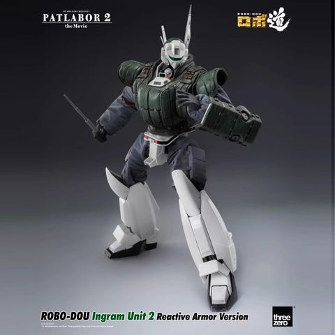 【Pre-Order】Threezero 3Z05050W0 Patlabor 2 The Movie ROBO-DOU Ingram Unit 2 Reactive Armor Version 1/35 Scale  23cm / 9.06''