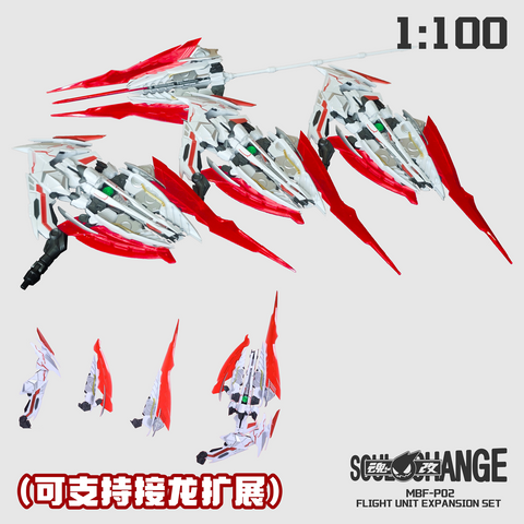 Soul Change Flight Backpack & Sword of Kings Set Model Kit 1/100 Scale
