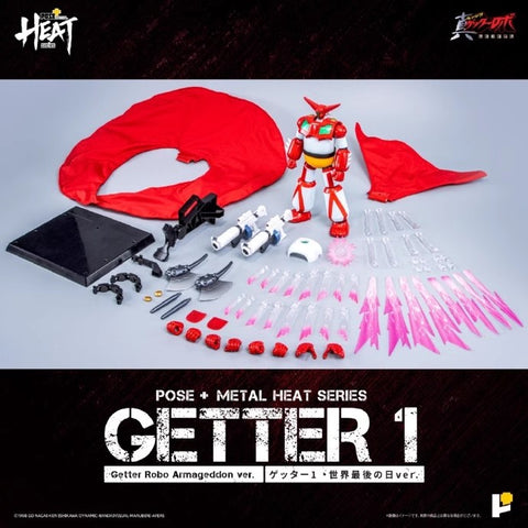 Pose Toy Pose+ Metal Heat Series Getter 1 Getter Robo Armageddon Ver. 21cm / 8.27"