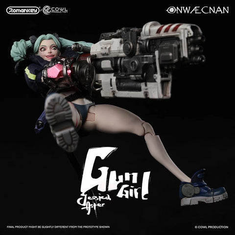Romankey X Cowl Onwæcnan Gun Girl Jessica Aster Deluxe Version 1/12 Scale
