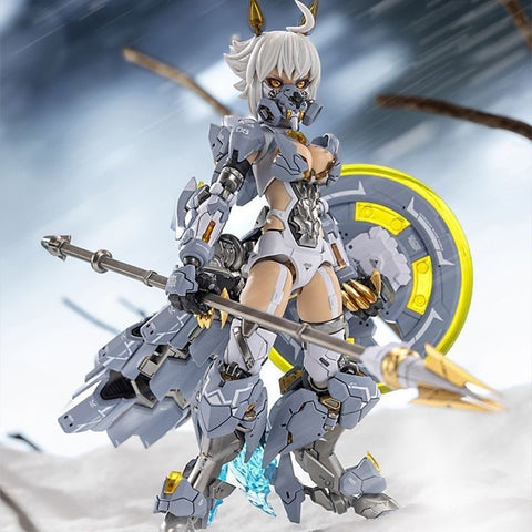 Nuke Matrix Fantasy Girl Cyber Forest Mad Wolf Carolina Rolphe Model Kit 1/12 Scale