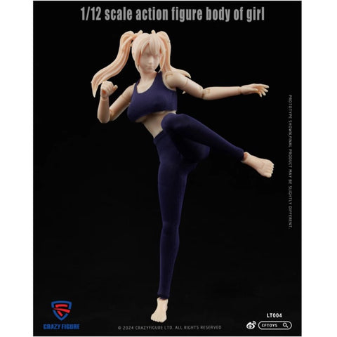 Crazy Figure LT004 Action Figure Body of Girl 1/12 Scale 15.8cm / 6.22''