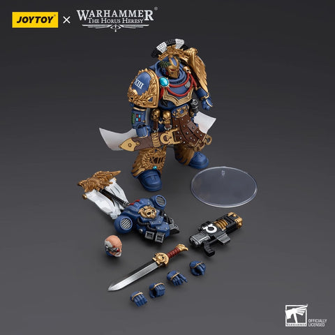 JoyToy Source Warhammer The Horus Heresy Ultramarines Legion Praetor with Power Sword and Volkite Serpenta 1/18 Scale 13.6cm / 5.35''