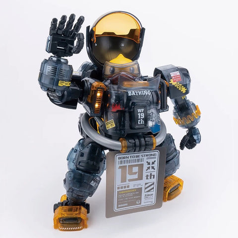 YoloPark x Soskill x B.Duck Spa Duck 19th Anniversary Dark Knight Limited Edition 22cm / 8.66''