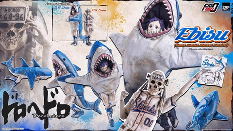 【Pre-Order】Threezero 3Z0715 Dorohedoro Figzero Ebisu Peace Sharks Mascot Version 1/6 Scale