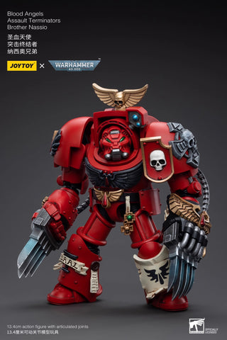 JoyToy Source Warhammer 40K Blood Angels Assault Terminators Brother Nassio 1/18 Scale