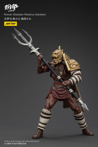 JoyToy Source Strife Roman Gladiator Retiarius Gladiator 1/18 Scale 10.8 x 4.6 cm / 4.25 x 1.81''