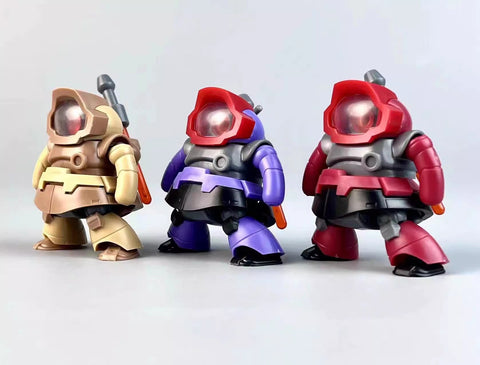 Chaoxin Studio SD Gundam MS-09R Rick Dom Model Kit Set of 3