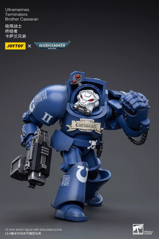 JoyToy Source Warhammer 40K Ultramarines Terminators Brother Caesaran 1/18 Scale