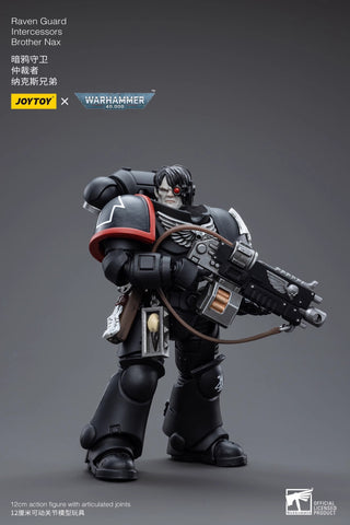 JoyToy Source Warhammer 40K Raven Guard Intercessors Brother Nax 1/18 Scale