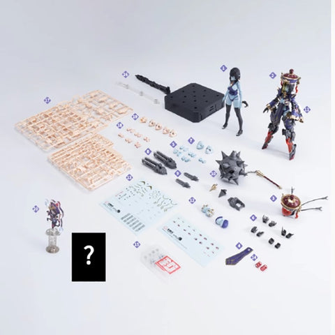 Hemoxian Zombie Girl Model Kit 1/12 Scale 18.5cm / 7.28''