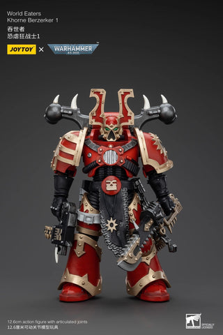 JoyToy Source Warhammer 40K World Eaters Khorne Berzerker 1 1/18 Scale 12.6 x 7.2 cm / 4.96 x 2.83''