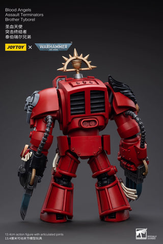 JoyToy Source Warhammer 40K Blood Angels Assault Terminators Brother Tyborel 1/18 Scale