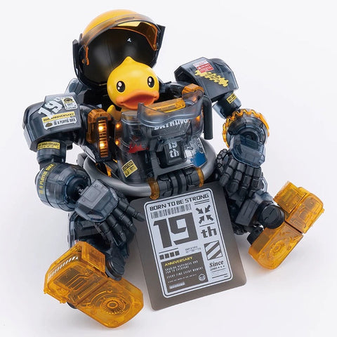 YoloPark x Soskill x B.Duck Spa Duck 19th Anniversary Dark Knight Limited Edition 22cm / 8.66''