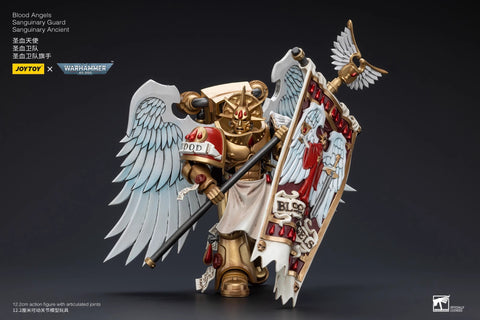 JoyToy Source Warhammer 40K Blood Angels Sanguinary Guard Sanguinary Ancient 1/18 Scale 12.2 x 7.2 cm / 4.8 x 2.83''