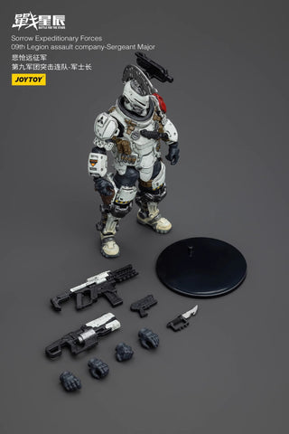 JoyToy Source Battle For The Stars Sorrow Expeditionary Forces 09th Legion Assault Company-Sergeant Major 1/18 Scale 10.7cm / 4.21''