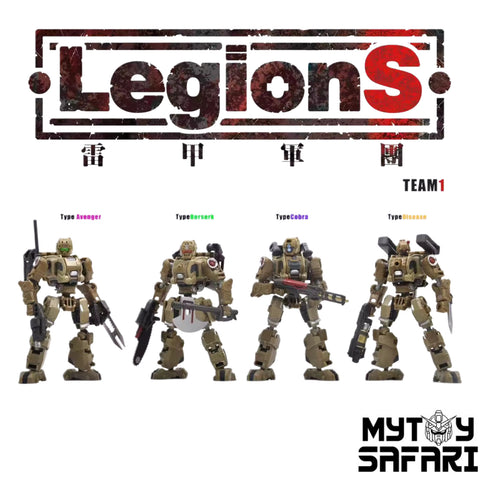 【Pre-Order】Rihio Infinite Creator Series LegionS Set of 4 Model Kit 14cm / 5.51''