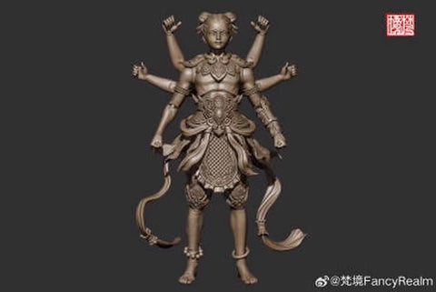 【Pre-Order】FancyRealm FJA02 FJ-1A02 The Investiture of the Gods Ne Zha 1/12 Scale 16.5cm / 6.5''