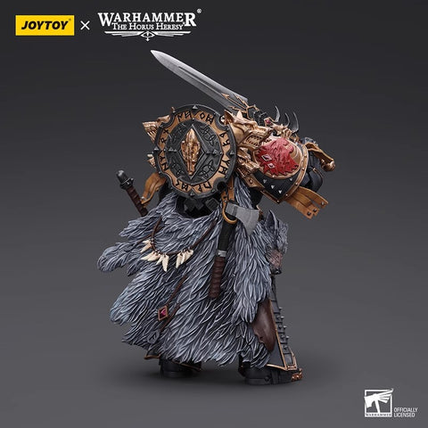 JoyToy Source Warhammer The Horus Heresy Space Wolves Leman Russ Primarch of the VIth Legion 1/18 Scale  18 x 10.8 cm / 7.09 x 4.25"