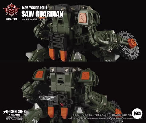 Toys Alliance ARC-40 Yggdrasill Saw Guardian 1/35 Scale 7.1cm / 2.80''