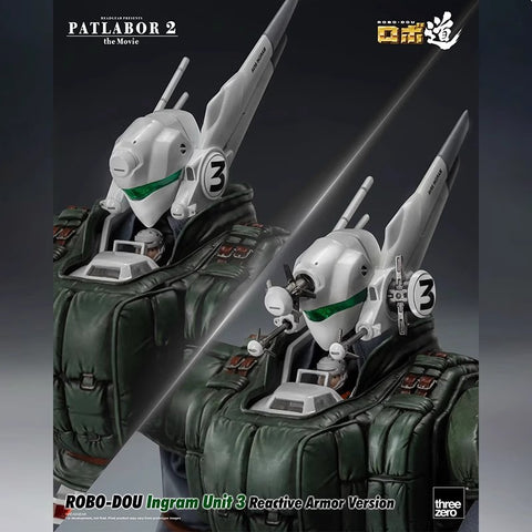 【Pre-Order】Threezero 3Z05060W0 Patlabor 2 The Movie ROBO-DOU Ingram Unit 3 Reactive Armor Version 1/35 Scale 23cm / 9.06''