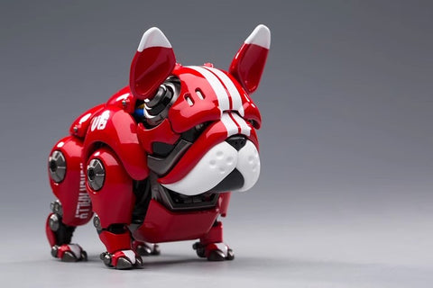 HWJ Rambler Mecha Bulldog Red Version 15.5*10.5*10cm / 6.10*4.13*3.94"