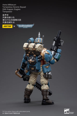 JoyToy Source Warhammer 40K Astra Militarum Tempestus Scions Squad 55th Kappic Eagles Tempestor 1/18 Scale