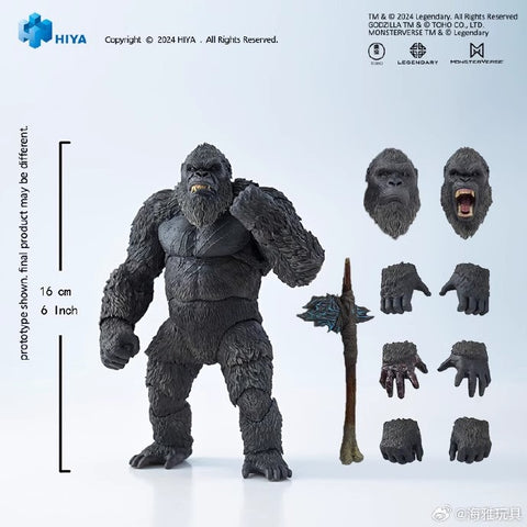 【Pre-Order】Hiya Toys Exquisite Basic Stylist Series Godzilla Vs. Kong 2 Rise of the Empire Kong 16cm / 6.30"