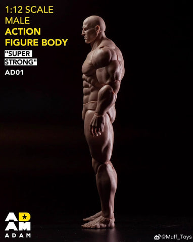 ADAM AD01 Super Strong Comic Style Male Body 1/12 Scale 17.27cm / 6.80''