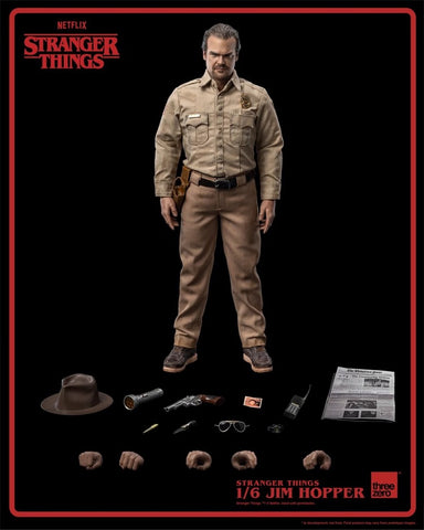 Threezero Stranger Things Season 1 Jim Hopper 1/6 Scale 31.8cm / 12.52''