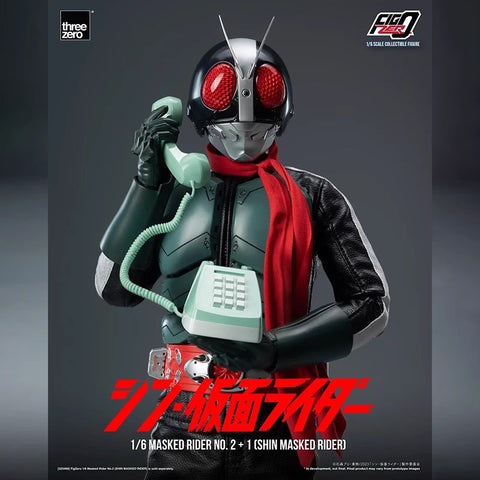Threezero 3Z06780W0 Masked Rider No.2+1 Shin Masked Rider 1/6 Scale 32cm / 12.60"