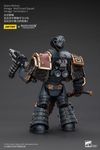 JoyToy Source Warhammer The Horus Heresy Space Wolves Varagyr Wolf Guard Squad Varagyr Terminator 2 1/18 Scale 14.2cm / 5.59''